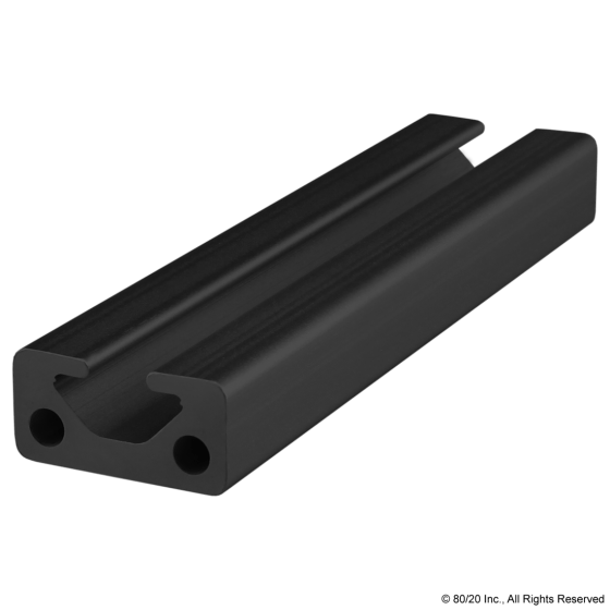 25mm X 12.5mm T-Slotted Profile 25-2514-Black-FB-Photo-1