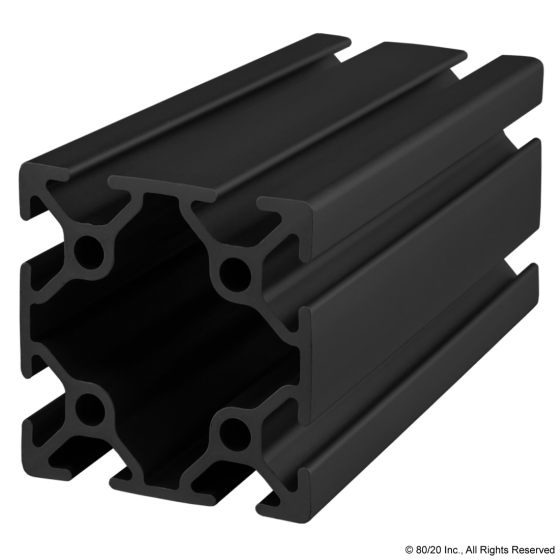 50mm X 50mm T-Slotted Profile 25-5050-Black-FB-Photo-1