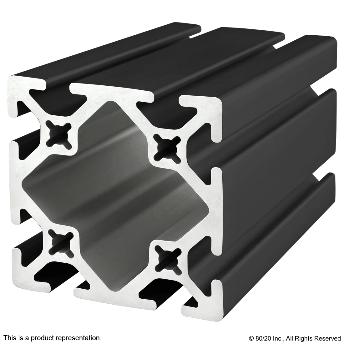 3.00″ X 3.00″ Smooth T-Slotted Profile – Eight Open T-Slots-Photo-1