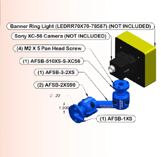 Swivellink Machine Vision Kit AFSB-1002XS-XC56