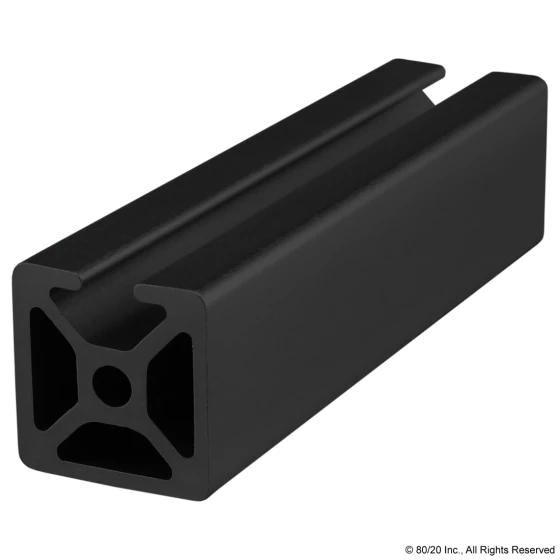25mm X 25mm T-Slotted Profile 25-2501-Black-FB-Photo-1