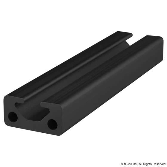 25mm X 12.5mm T-Slotted Profile 25-2514-Black-FB-Photo-1