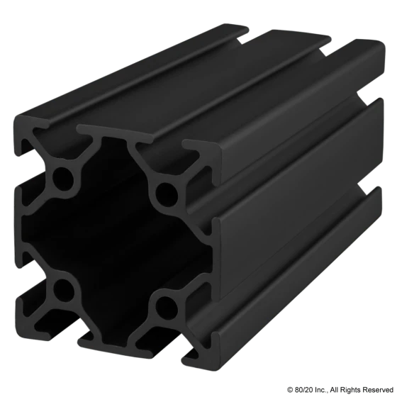 50mm X 50mm T-Slotted Profile 25-5050-Black-FB-Photo-1