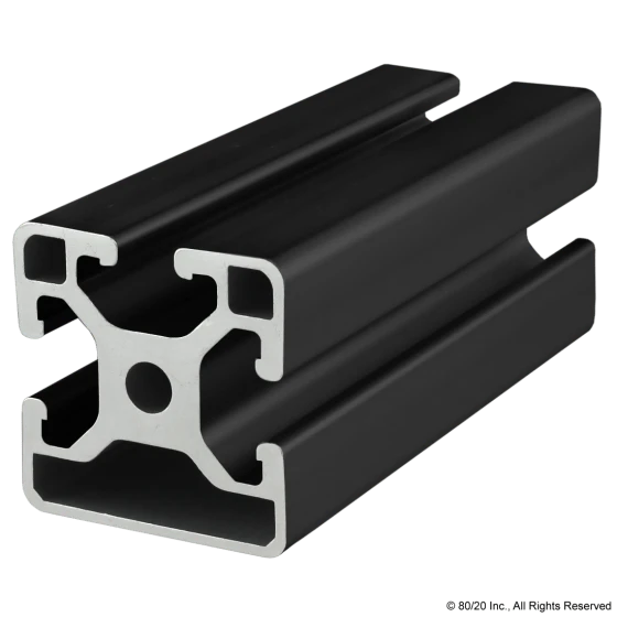 40mm X 40mm T-Slotted Profile 40-4003-Black-Photo-1