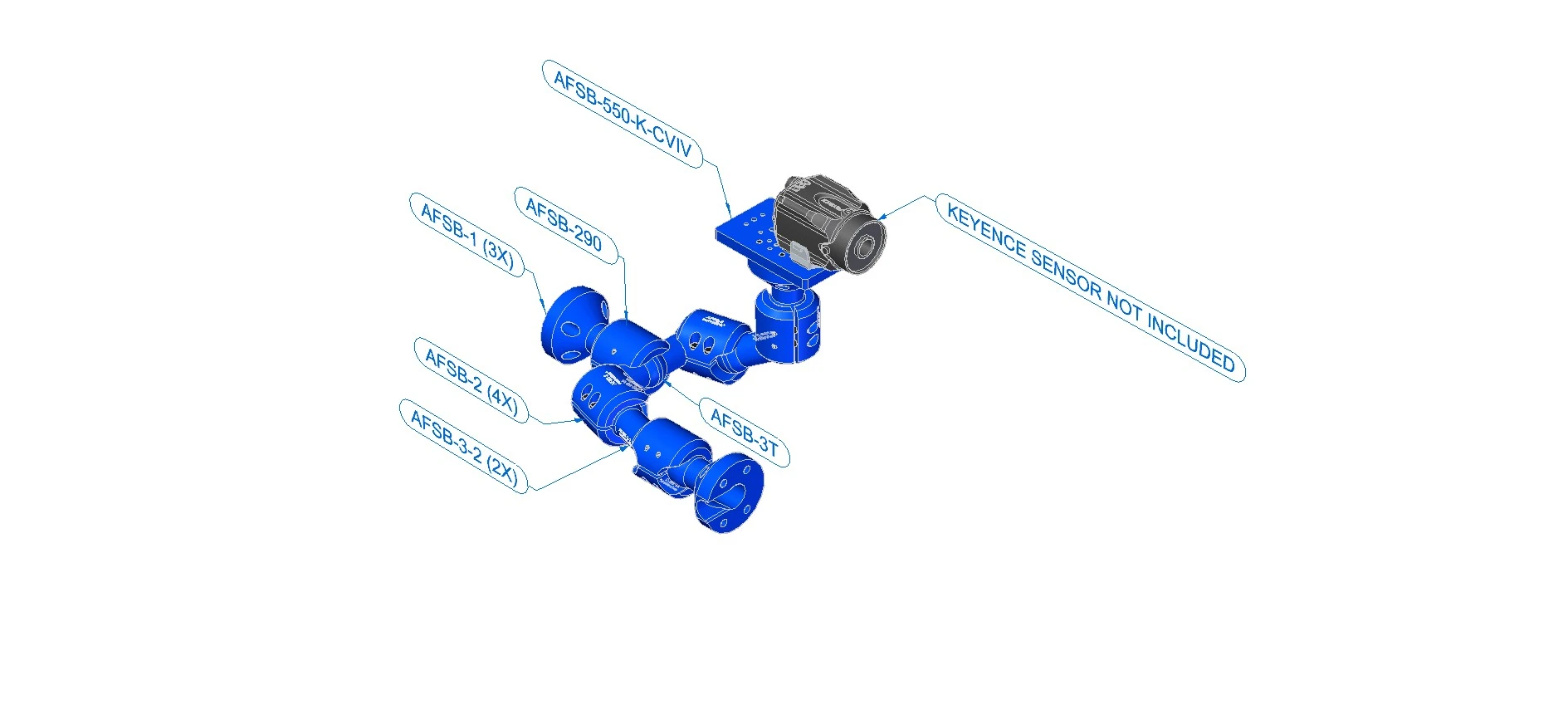 Swivellink Machine Vision Kit AFSB-1102-K-CVIV